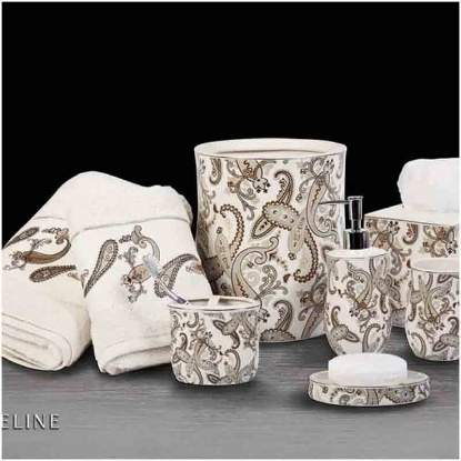 خرید اکسسوری 6 تکه سرویس بهداشتی ورونیکا مدل CELINE سفید | ورونیکا