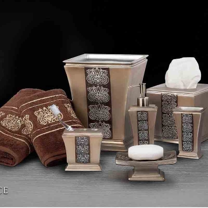 تصویر  اکسسوری 6 تکه سرویس بهداشتی ورونیکا مدل GRACE برنزی