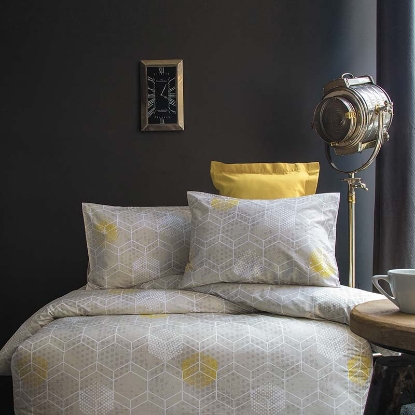 ست 4 تکه ملحفه کاور لحاف نخ پنبه استاندارد polina | ورونیکا