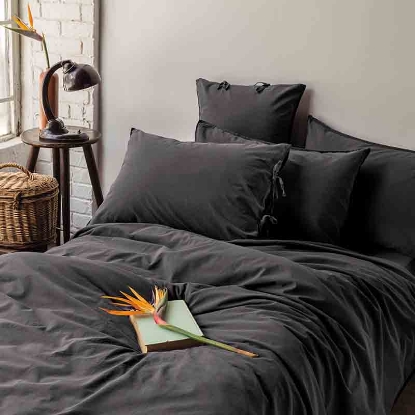 خرید کاور لحاف پنبه پوپلین 6 تکه دونفره ورونیکا مدل savanna blacky مشکی | ورونیکا
