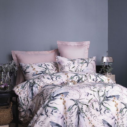 خرید کاور لحاف پنبه‌ای ۶ تکه دونفره ورونیکا مدل Coleus صورتی | ورونیکا