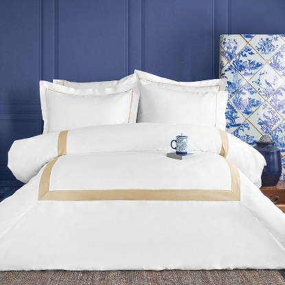 خرید کاور لحاف پنبه دوزی 6 تکه دونفره ورونیکا مدل malones سفید | ورونیکا