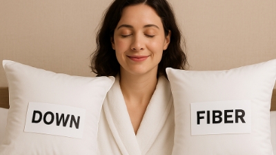 بالش پر بهتر است یا الیاف: بهترین انتخاب برای خواب راحت و سالم