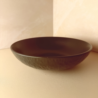 تصویر  بشقاب گود قطر 20 پتینه روشن