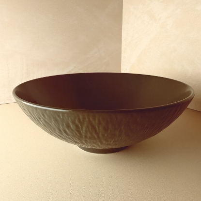 تصویر  کاسه بزرگ قطر 23 پتینه روشن