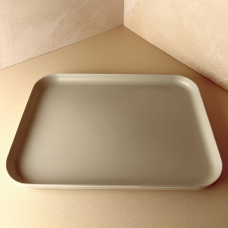 تصویر  سینی الیاف بامبو ملامین بزرگ