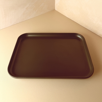 تصویر  سینی الیاف بامبو ملامین متوسط