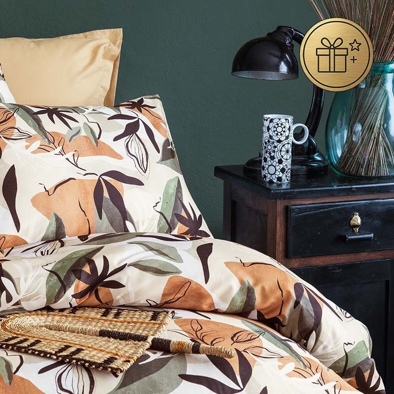 تصویر  ست 3 تکه ملحفه کاور لحاف نخ پنبه استاندارد pola