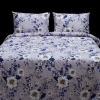 تصویر  کاور لحاف پنبه ای 4 تکه دونفره ورونیکا مدل camilia گل های بهاری