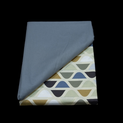 تصویر  کاور لحاف پنبه 4 تکه دونفره ورونیکا مدل como کرمی رنگ