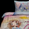 خرید ست 3 تکه کاور لحاف پنبه دخترانه ورونیکا مدل COZY GIRL | ورونیکا