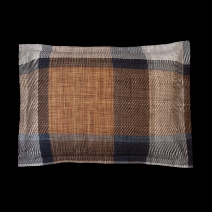 تصویر  ست 6 تکه ملحفه کاور لحاف نخ پنبه لوکس dunloe cinamon