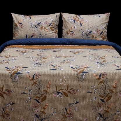 تصویر  ست 3 تکه ملحفه کاور لحاف نخ پنبه استاندارد nagoia