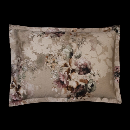 تصویر  ست 4 تکه ملحفه کاور لحاف نخ پنبه لوکس poette