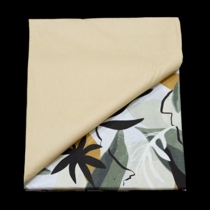 تصویر  ست 3 تکه ملحفه کاور لحاف نخ پنبه استاندارد pola