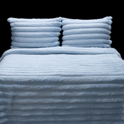 تصویر  محافظ بالش و روبالشی ورونیکا مدل بولد استرایپ سایز 50×70