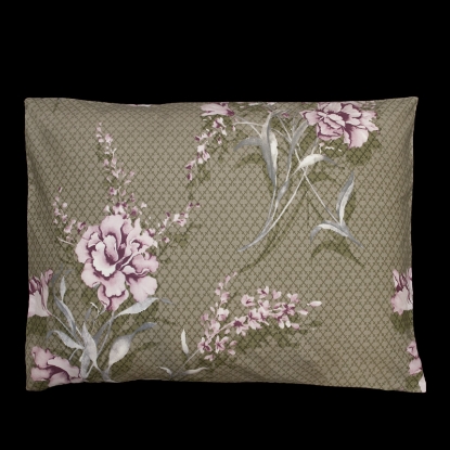 تصویر  کاور لحاف پنبه ای 4 تکه دونفره ورونیکا مدل violet گلدار صورتی