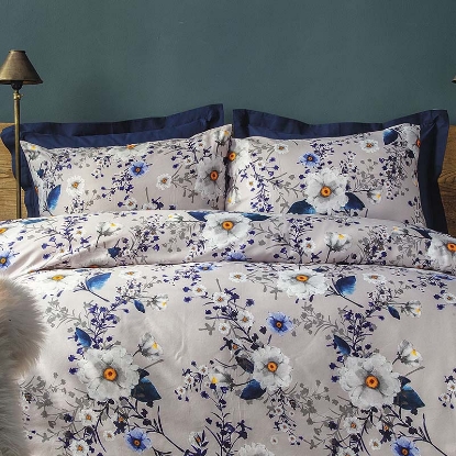 تصویر  کاور لحاف پنبه ای 4 تکه دونفره ورونیکا مدل camilia گل های بهاری