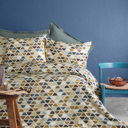 تصویر  کاور لحاف پنبه 4 تکه دونفره ورونیکا مدل como کرمی رنگ