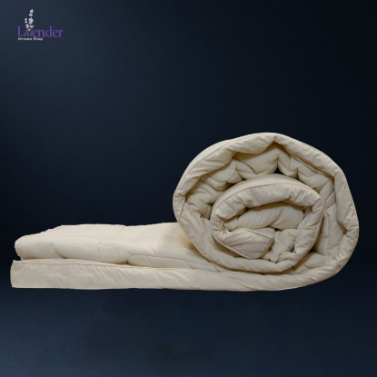 تصاویر لحاف یک نفره میکروژل ورونیکا مدل نچرال 155×215کرم رنگ | ورونیکا