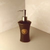 تصویر  اکسسوری 6 تکه سرویس بهداشتی ورونیکا مدل VERSACE BLACK مشکی
