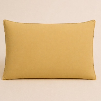 تصویر  کاور لحاف 6 تکه دونفره ورونیکا مدل savanna mustard خردلی