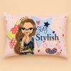 تصویر  ست 3 تکه کاور لحاف دخترانه ورونیکا مدل stylish girl صورتی