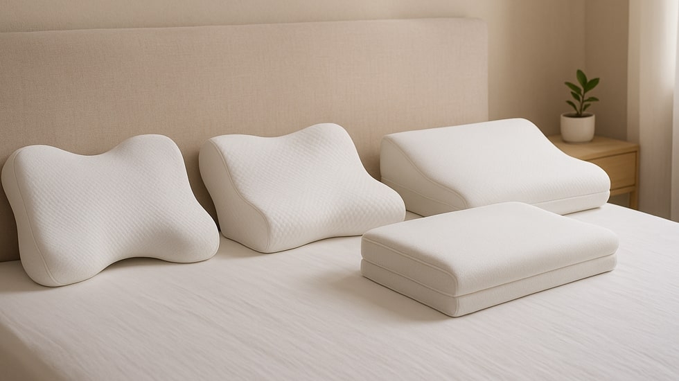 انواع بالش طبی ضد خروپف روی تخت خواب | ورونیکا