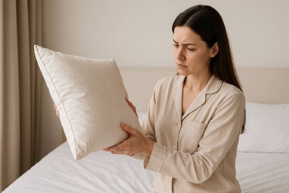 علائم نیاز به تعویض بالش برای سلامت خواب | ورونیکا