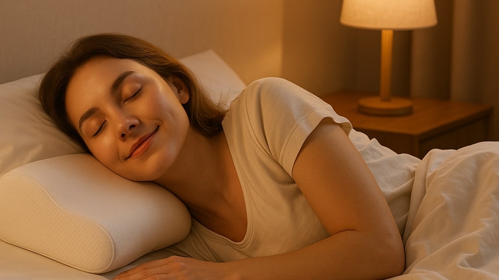 بالش ارتوپدی برای کاهش درد گردن و شانه با تراز مناسب ستون فقرات | ورونیکا