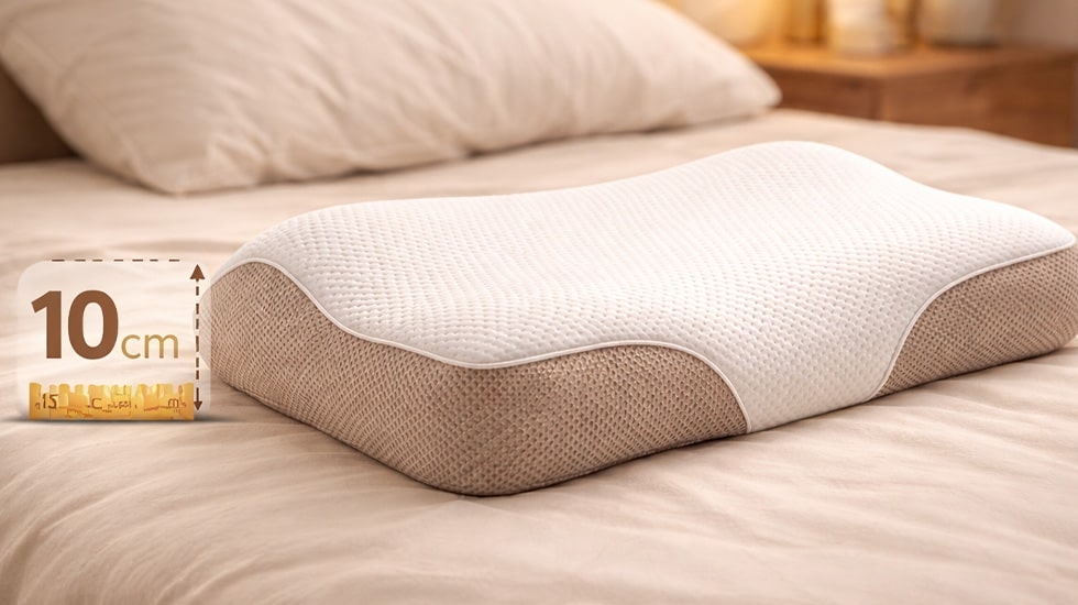 بالش طبی ورونیکا با طراحی مموری فوم برای پشتیبانی از گردن و شانه | ورونیکا بالش طبی ورونیکا با طراحی مموری فوم برای پشتیبانی از گردن و شانه