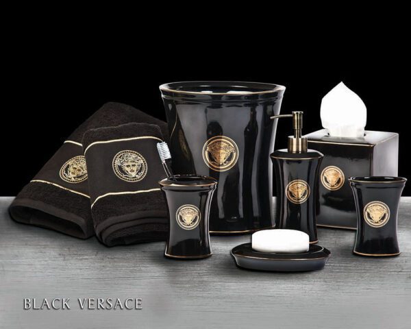 سرویس اکسسوری حمام VERSACE BLACK